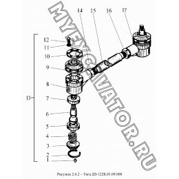 Тяга ДЗ-122Б.03.09.000