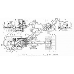 Электрооборудование автогрейдера ДЗ-122Б-6.35.00.000