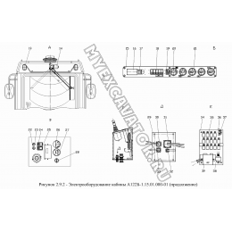 Электрооборудование кабины А122Б-1.15.01.000-01