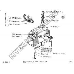 Гидропривод с распределителями 346к ДЗ-122А-6.88.00.000
