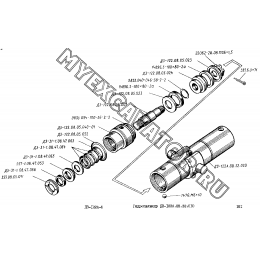 Гидроцилиндр ДЗ-122А.08.32.010