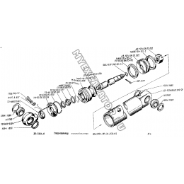 Гидроцилиндр подъема бульдозера ДЗ-122А-6.08.02.000-01