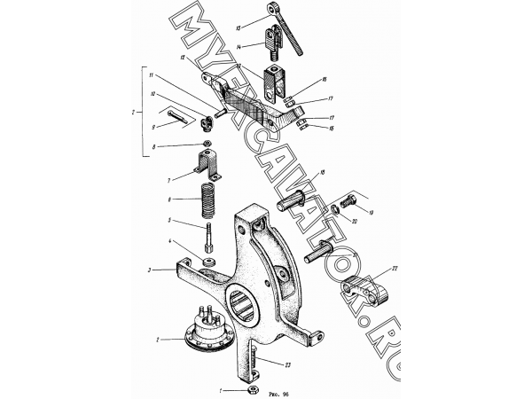 Крестовина правая 652.050.02.000 Донэкс ЭО-4112 Крестовина правая 652.050.02.000 Донэкс ЭО-4112