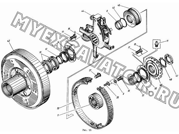 Лебедка главная 652Б.050 Донэкс ЭО-4112