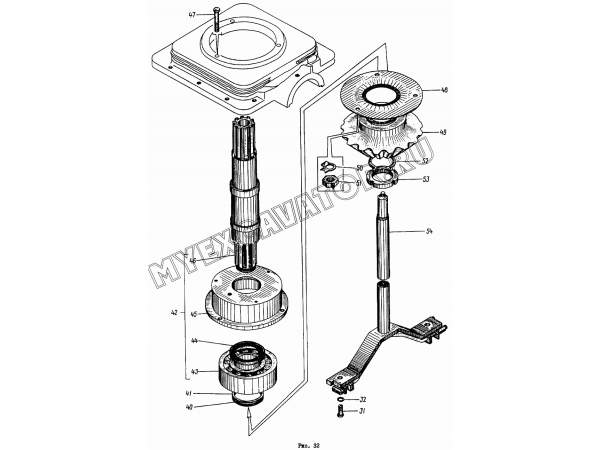 Механизм ходовой ЭО-4111B.10.07.00.000 Донэкс ЭО-4112 Механизм ходовой ЭО-4111B.10.07.00.000 Донэкс ЭО-4112