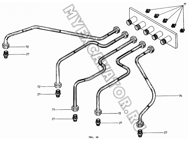 Механизм ходовой ЭО-4111B.10.07.00.000 Донэкс ЭО-4112