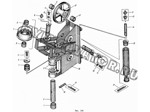 Наводка драглайна 652.210 Донэкс ЭО-4112