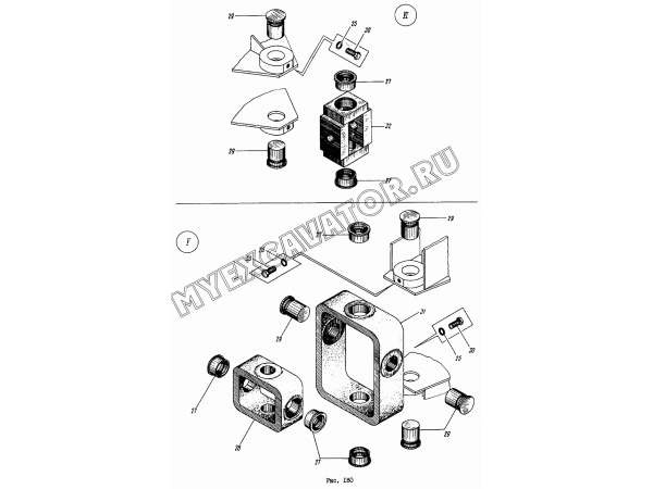Низ стрелы 652Б.701 Донэкс ЭО-4112
