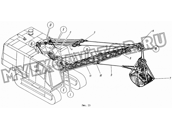 Оборудование грейфер ЭО-4111B.00.04.00.000 Донэкс ЭО-4112