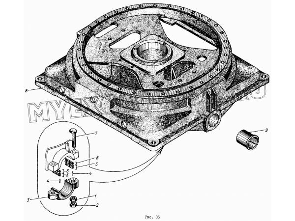Рама ходовая ЭО-4111B.10.07.01.000 Донэкс ЭО-4112