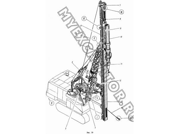 Сваебойное оборудование 652Б.700 Донэкс ЭО-4112