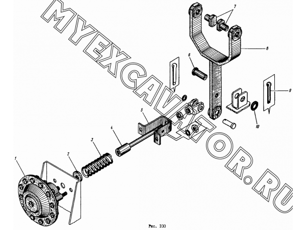 Управление кулачковой муфтой РГЛ 652.137 Донэкс ЭО-4112