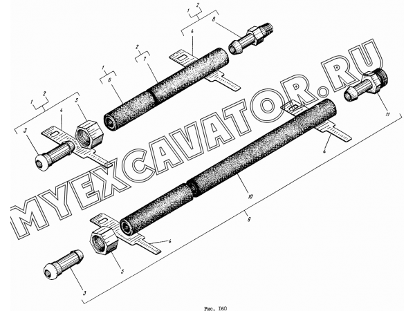 Шланг гибкий ЭО-4111B.00.05.04.000, ЭО-4111В.00.05.01.700 Донэкс ЭО-4112