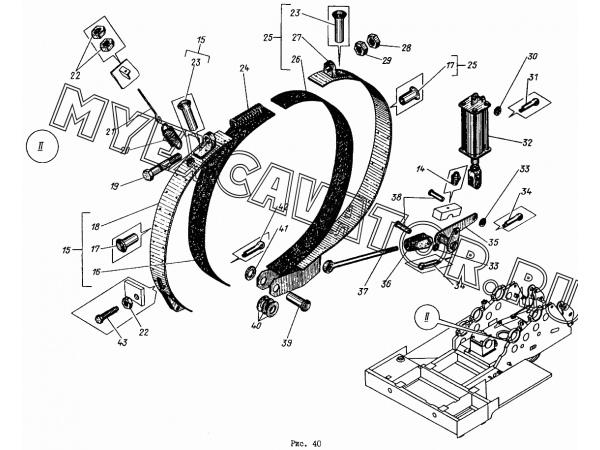 Платформа поворотная ЭО-4112.20.00.00.000 Донэкс ЭО-4112