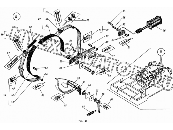 Платформа поворотная ЭО-4112.20.00.00.000 Донэкс ЭО-4112