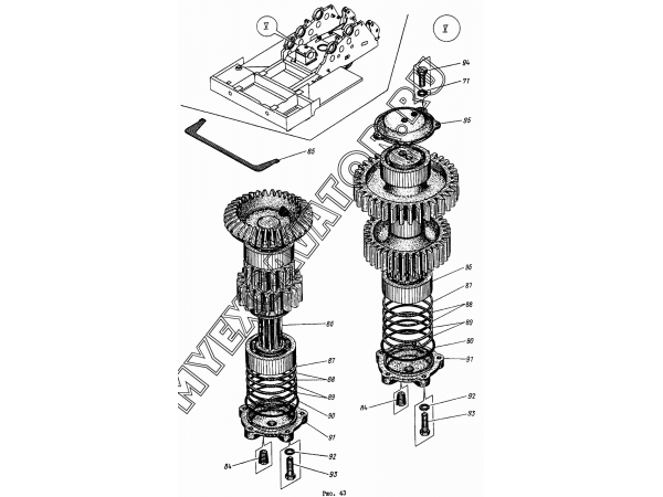 Платформа поворотная ЭО-4112.20.00.00.000 Донэкс ЭО-4112