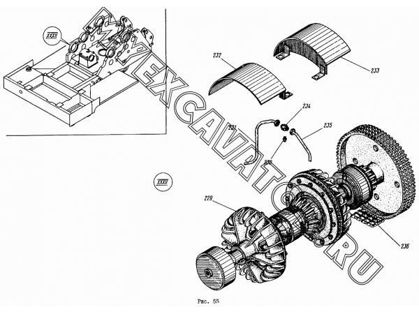 Платформа поворотная ЭО-4112.20.00.00.000 Донэкс ЭО-4112