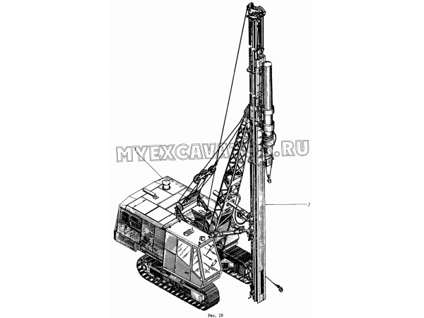 Экскаватор со сваебойным оборудованием ЭО-4112.00.00.00.000-08 Донэкс ЭО-4112