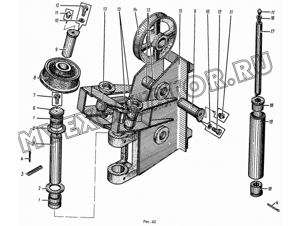 Наводка драглайна 652.210 Донэкс Э-652Б