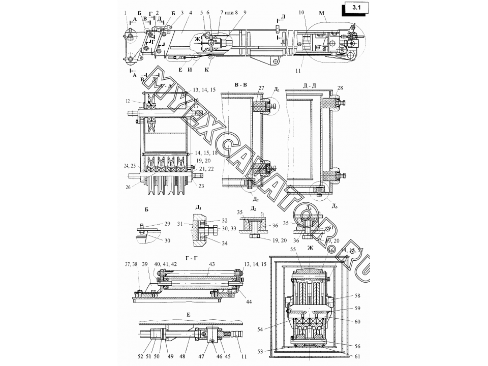 Чертеж автокрана кс 45717