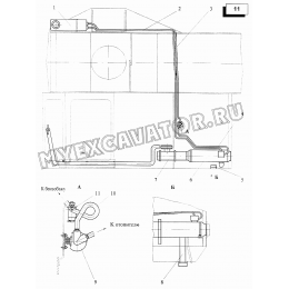 Установка отопителя (КС-45717.55.000)