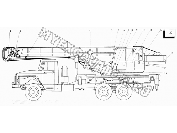 Электрооборудование (КС-45717-1.81.000) Автокран КС-45717-1