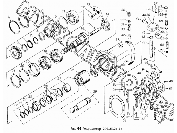 Гидромотор 209.25.21.21 Автокран КС-3577