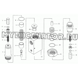 Клапан обратный управляемый КС-3577.84.700-1