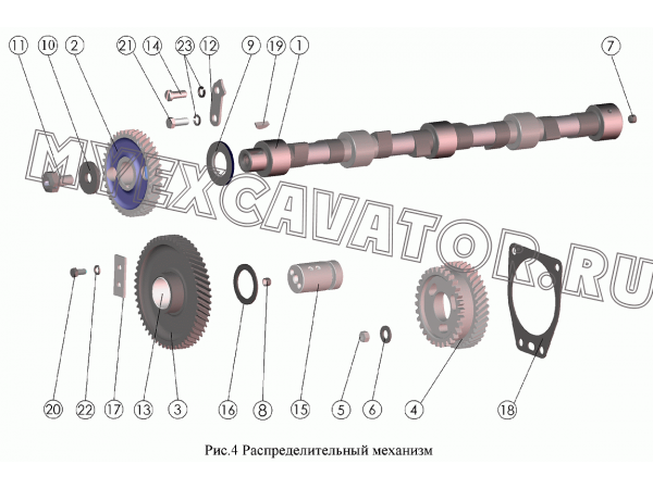 Распределительный механизм ММЗ Д-245.9E2