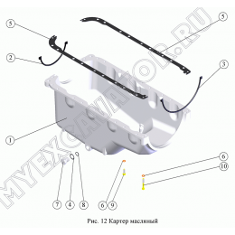 Масляный картер ММЗ Д-245.9E2