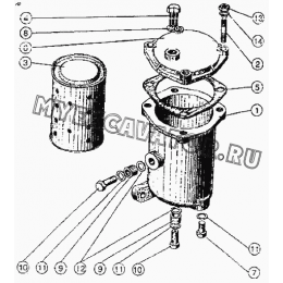 Фильтр топливный тонкой очистки ММЗ Д-245.12