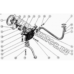 Приемник масляного насоса и масляный насос ММЗ Д-245.12
