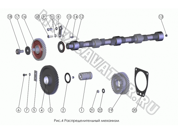 Распределительный механизм ММЗ Д-245.30