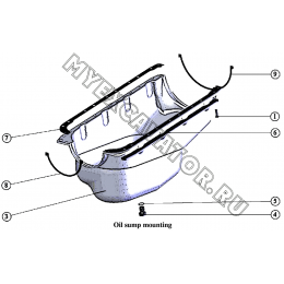 Установка масляного картера ММЗ Д-245.43S3АМ