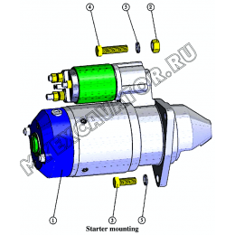 Установка стартера ММЗ Д-245.43S3АМ