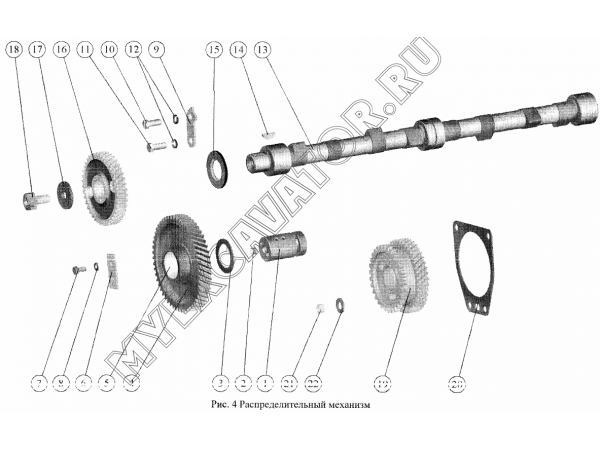 Распределительный механизм ММЗ Д-245S2-413