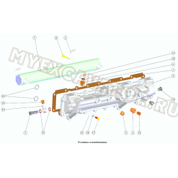 Установка теплообменника ММЗ Д-260.1