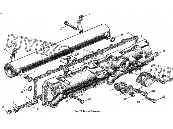 Теплообменник ММЗ Д-260.4