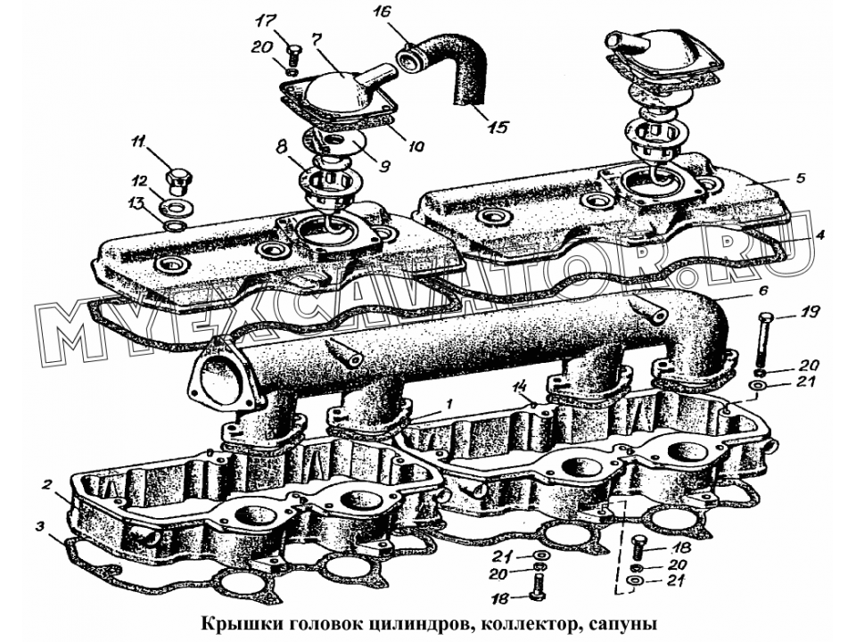 Выпускной коллектор мтз 82 схема - 89 фото