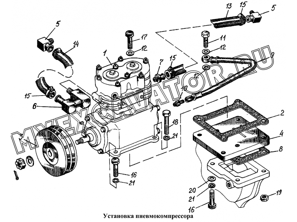 Компрессор д 245 схема