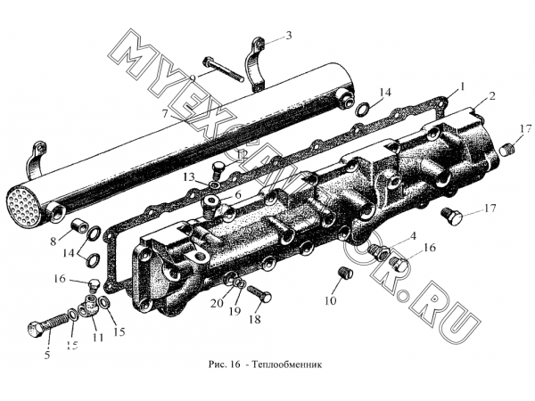 Теплообменник ММЗ Д-260.5Е2