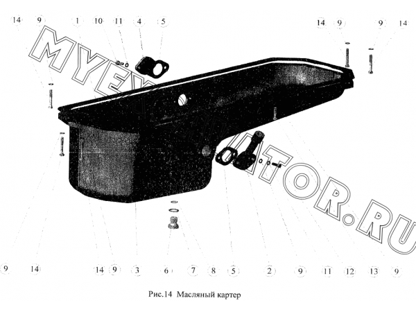 Картер масляный ММЗ Д-260.13Е2