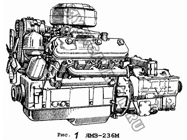 Двигатель ЯМЗ-236М ЯМЗ 236