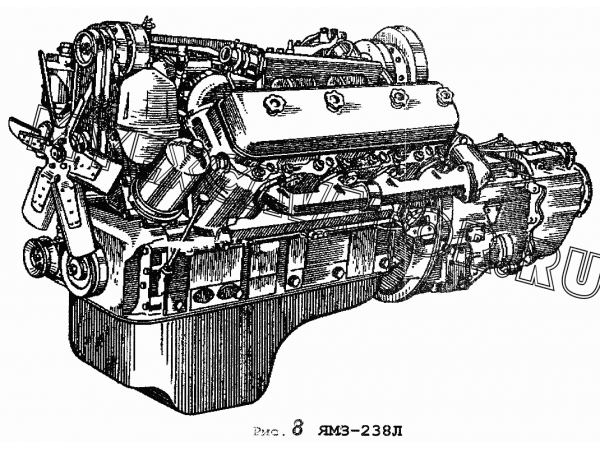 Двигатель ЯМЗ-238Л ЯМЗ 236
