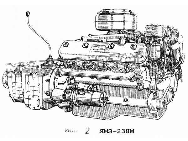 Двигатель ЯМЗ-238М ЯМЗ 236
