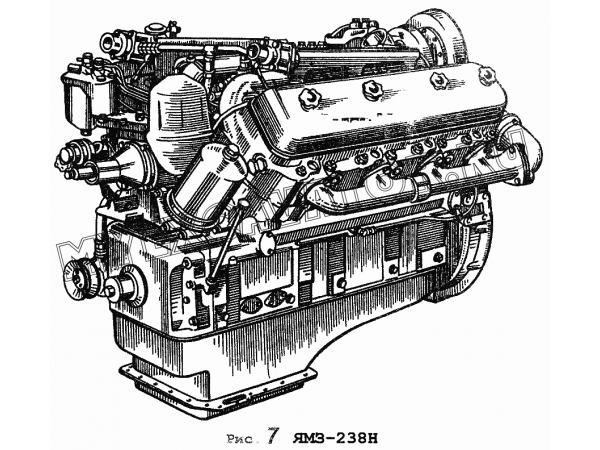 Двигатель ЯМЗ-238Н ЯМЗ 236