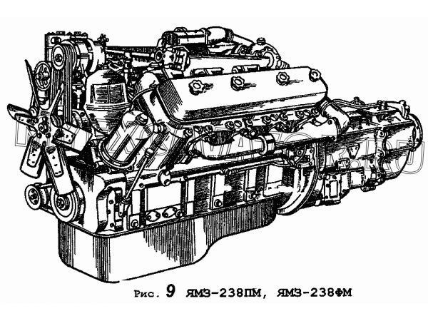 Двигатели ЯМЗ-238ПМ, ЯМЗ-238ФМ ЯМЗ 236