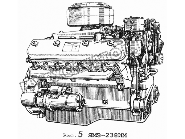 Двигатель ЯМЗ-238ИМ ЯМЗ 236