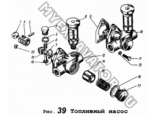 Топливный насос ЯМЗ 236