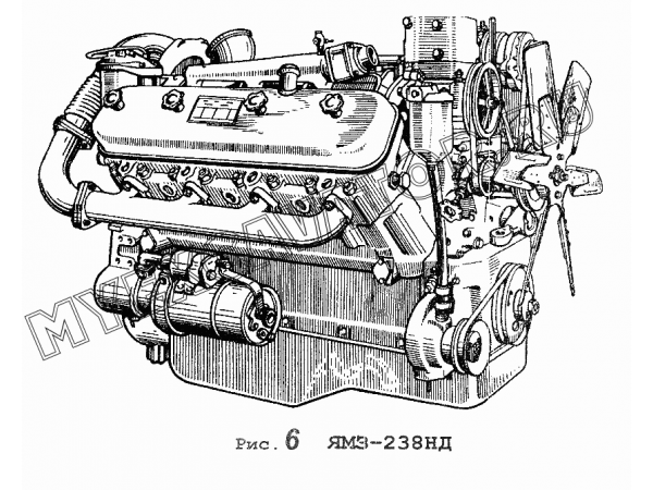 двигатель ямз